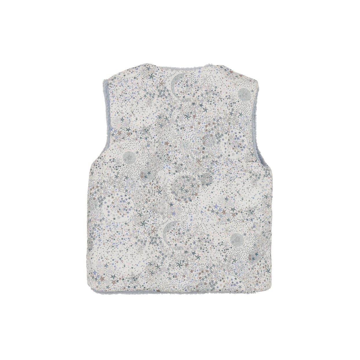 Milledeux® Reversible Teddy Vest - Blue / Liberty Adelajda B - Image 6