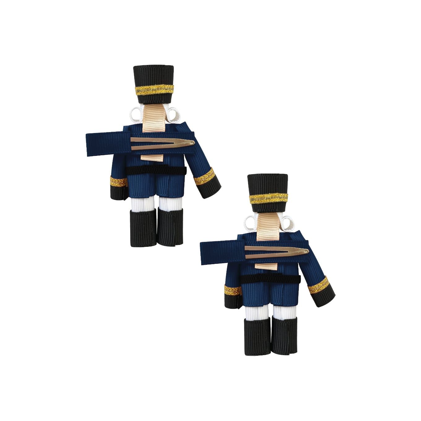 Milledeux® Nutcracker - set with 2 hair clips - Navy blue - Image 2