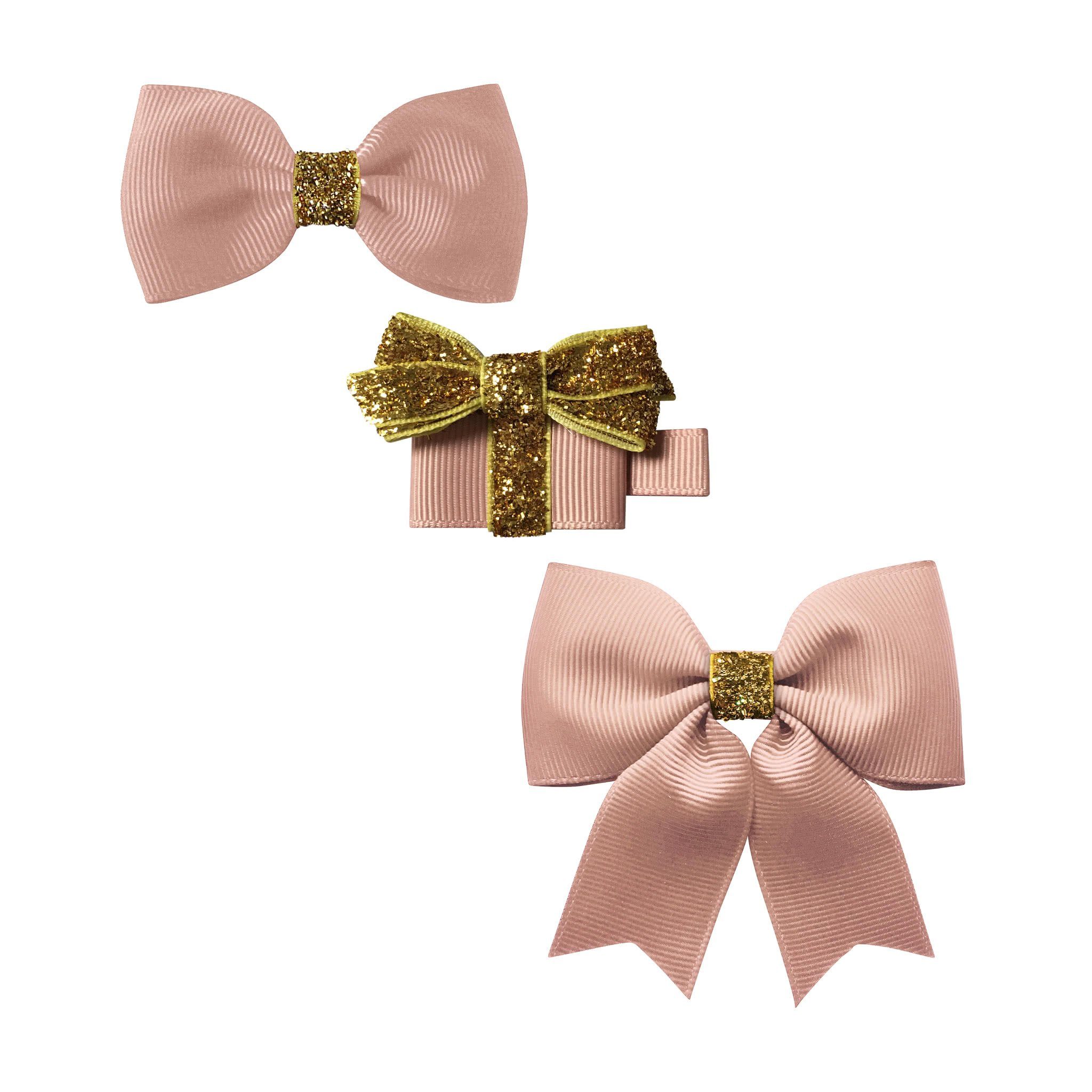 Milledeux® Classic Christmas gift set – 2 bows and a gift – antique ...
